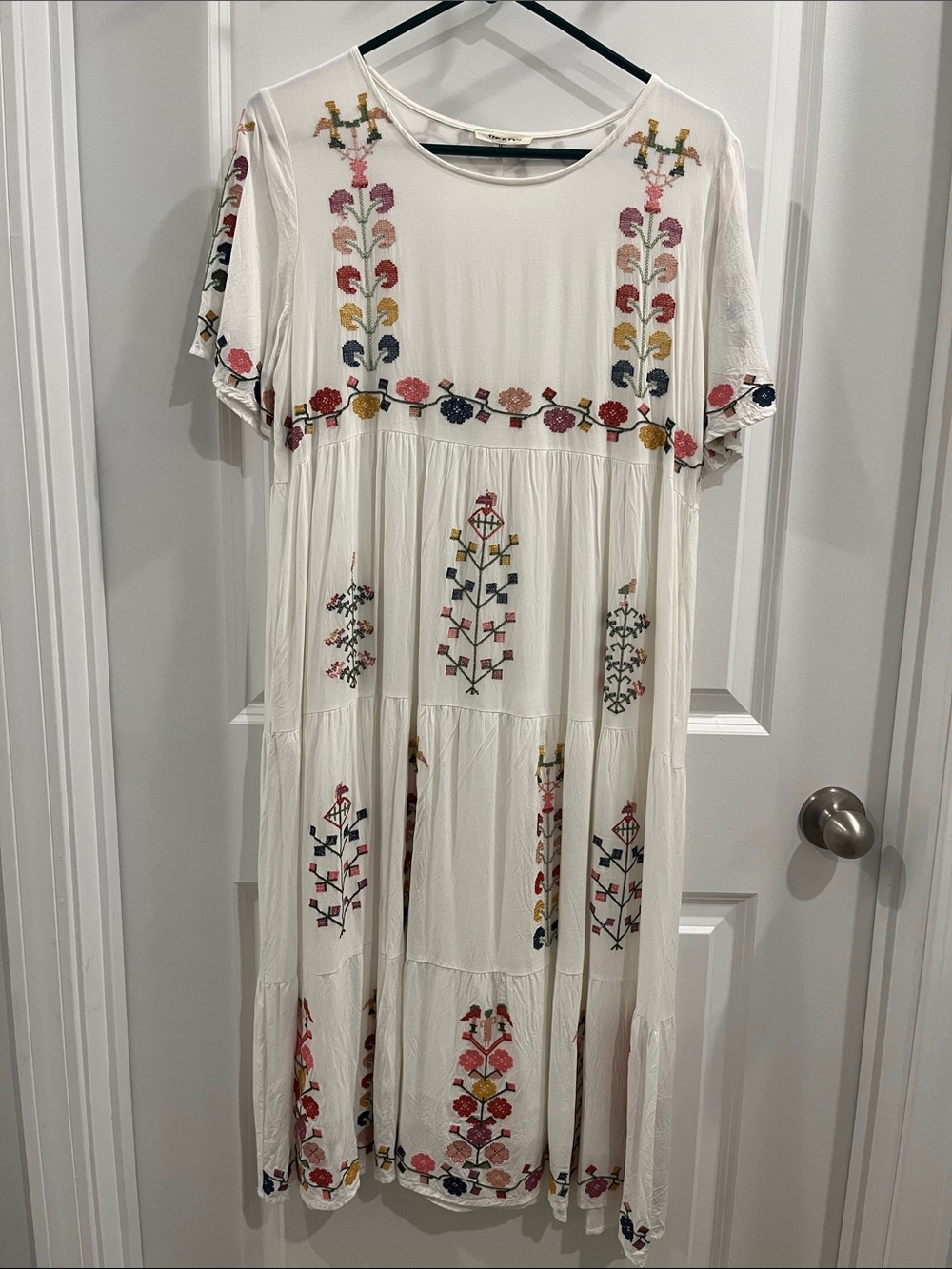 Floral Embroidered Dress